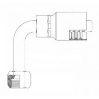 1/4 X 1/4 Female JIC 90 Long 1/4 X 1/4 Female JIC 90 Long
